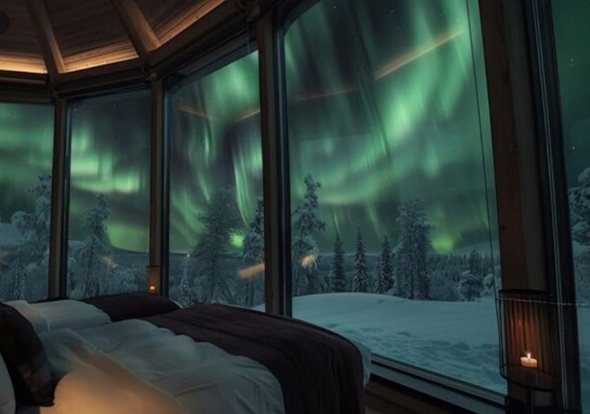 The Hotel Where You Can Sleep Under the Northern Lights — Indoors