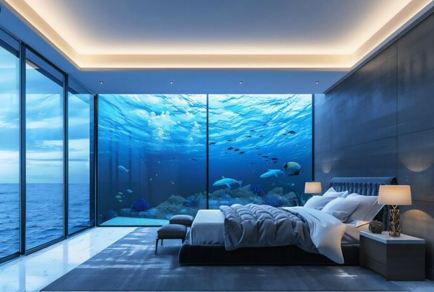 The Underwater Hotel Room That Feels Straight Out of a Dream